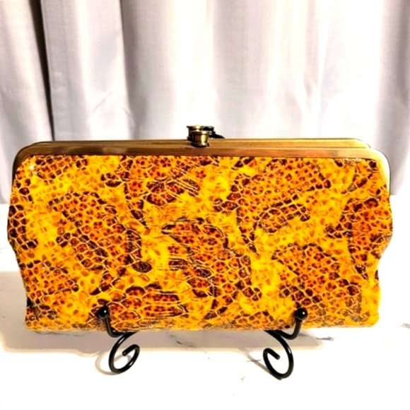 HOBO Handbags - HOBO The Original Autumn Paisley Embossed Pattern 'Lauren' Wallet/Clutch